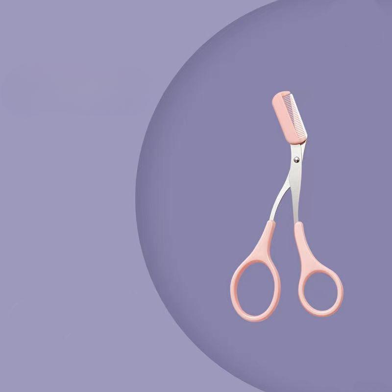 

Новый изогнутый лунный инструмент для формирования бровей, костюм с бровями, триммер для бровей, ножницы для бровей, макро, безопасный скребок для начинающих, скребок для бровей Eyebrow shears