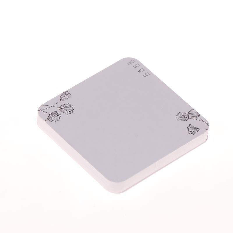 20 Sheets Press On Nail Bottom Flower Pattern Cardboard Photo Prop Handmade False Nail Art Tips Display Show Card Manicure Tools