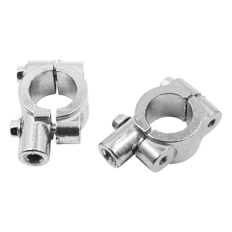 Motorcycle Handlebar Clamp Mirror Mount Base Bracket Holder Stand Multifunctional, Aluminum for Customized Viewing Angle