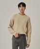 ANALOG MOOD Semi-Overfit Hazzi Daily Round Knit (Oatmeal)