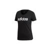 T Shirts Women's Black Crew Neck Moderate Straight Fit EI4569