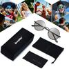 Joopin Sunglasses Round Polarized UV400 Protection Lightweight Fishing Driving Hiking black Gray Women's