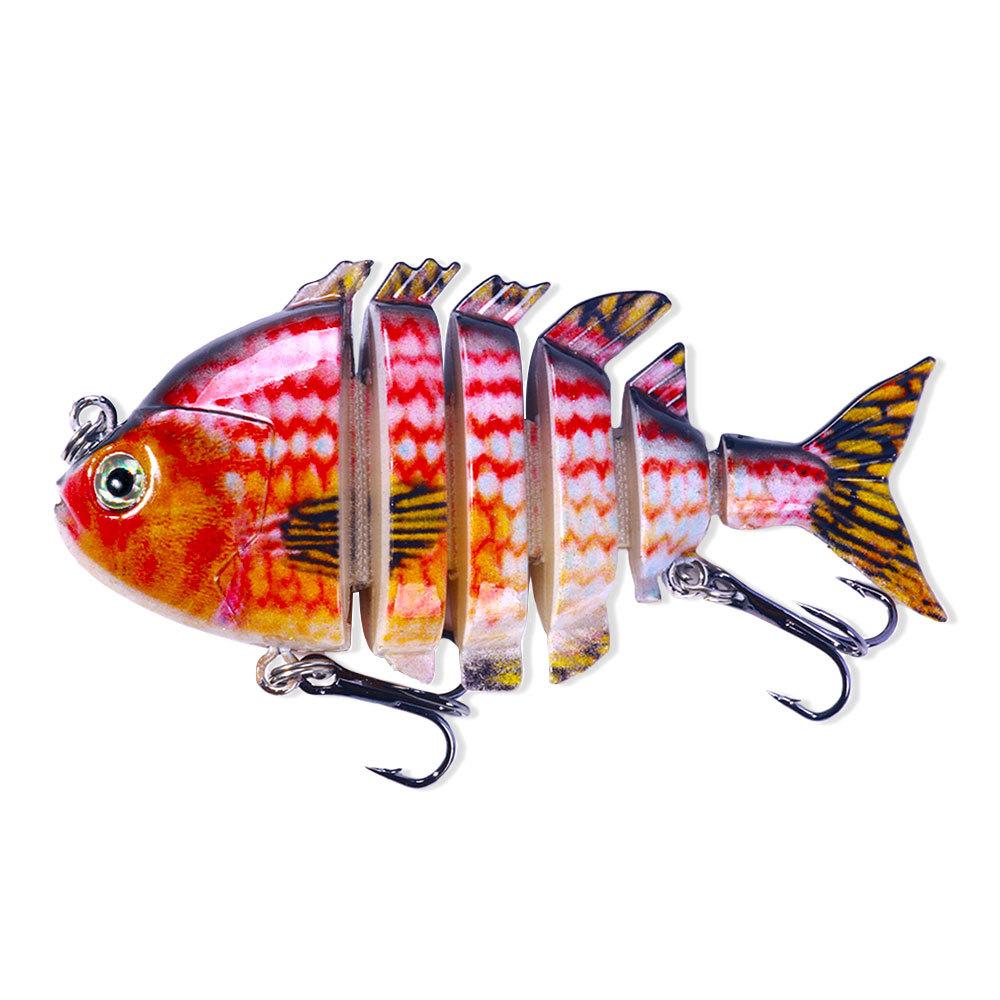 Fishing Lures Multi Jointed Swimbait Crank Bait Slow Sinking Bionic Artificial Bait Freshwater Saltwater Trout Bass Fishing Acce