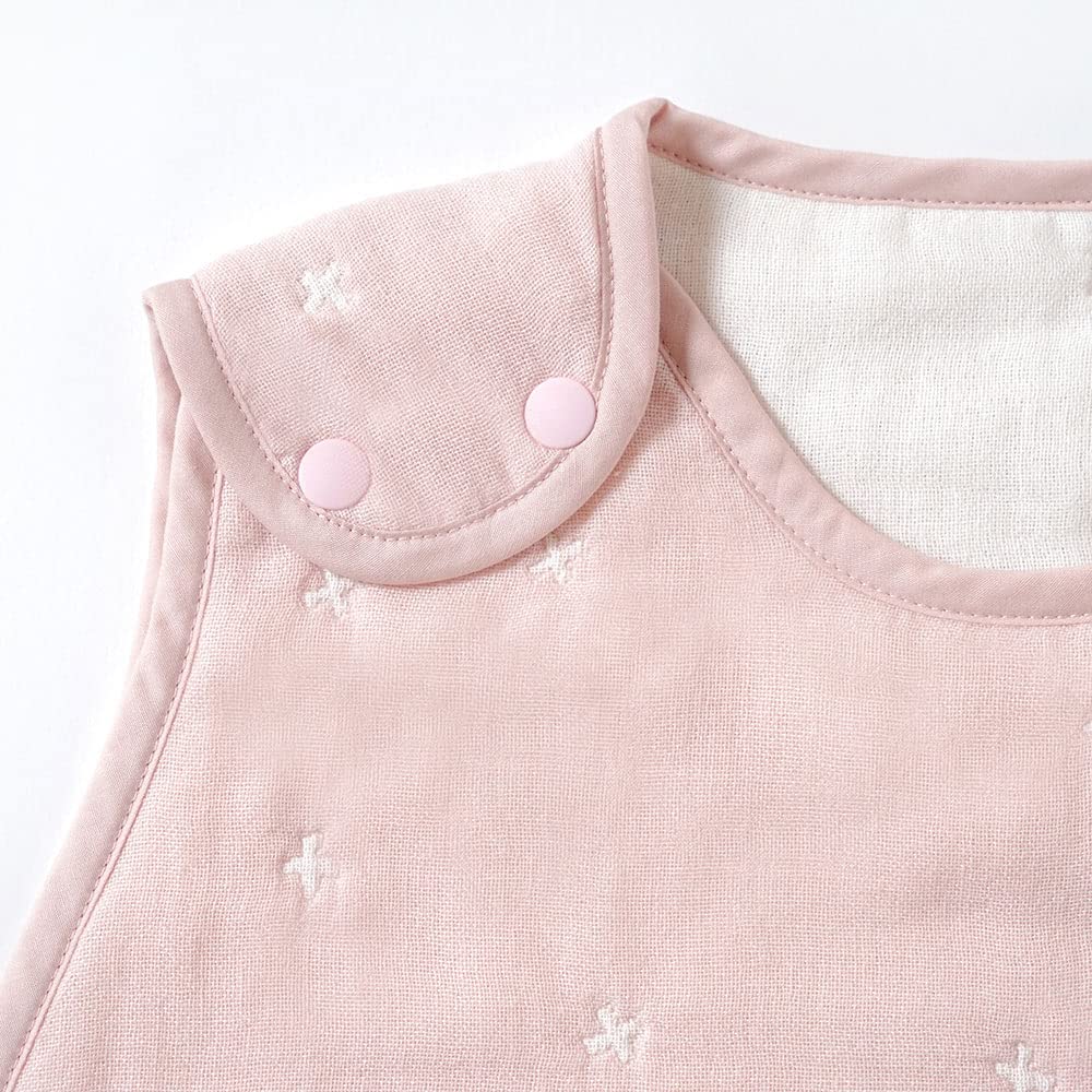 10mois Flauschiger Musselin Muschel 22251043 (6-lagiger Mull) Kleinkind/Kinder Schlafanzug, Rosa,