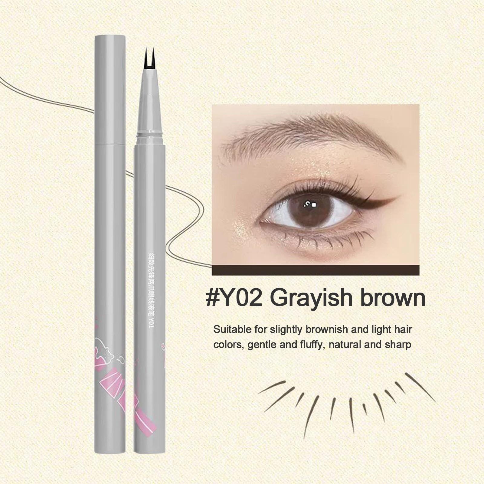 

Подводка для нижних ресниц с двойной вилкой. Раздвоенная нижняя подводка для нижних ресниц. Быстросохнущая, водонепроницаемая, долговечная, не размазывается. Жидкая подводка для глаз шелкопряда 0,5 мл. One Size