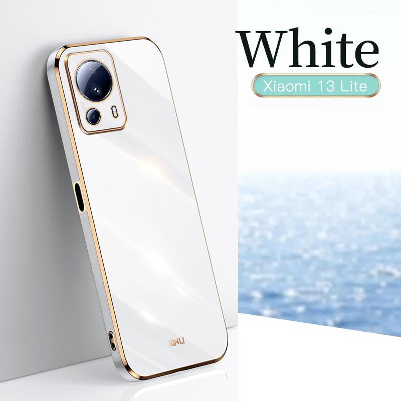 

Для Xiaomi 13 Lite Xiaomi13 Pro чехол Мягкая силиконовая задняя крышка 6D гальванический чехол для телефона For Xiaomi 13 Lite