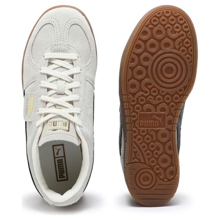 New PUMA Palermo Low Top Skateboard Shoes Women's Ecru 399348-15