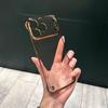 Plating Clear Frameless Phone Case for iPhone 17 Pro Max Ultra-Thin Hard PC Shell for iPhone Air 17Pro Bumper