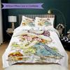Sarah Kay Pattern Bedding Uilt Set Uilt Cover Pillowcase Home Decoration Birthday Gift (1 * Duvet Cover + 2 * Pillowcase Without Core)143