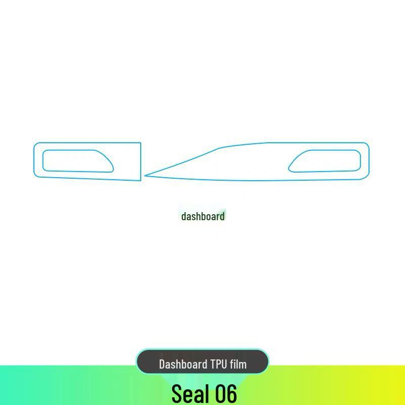 BYD Seal 06dmi Interior Protective Film: Center Console TPU Screen Sticker for Car Decoration and Modification