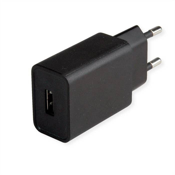 Chargeur USB - VALUE - 19.99.1093 - 1x USB-A - 12 W max - Noir