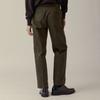 MANNERGRAM Half-Set Double Pleat Side Adjust R29.5 High-Density Cotton Pants Dark Olive