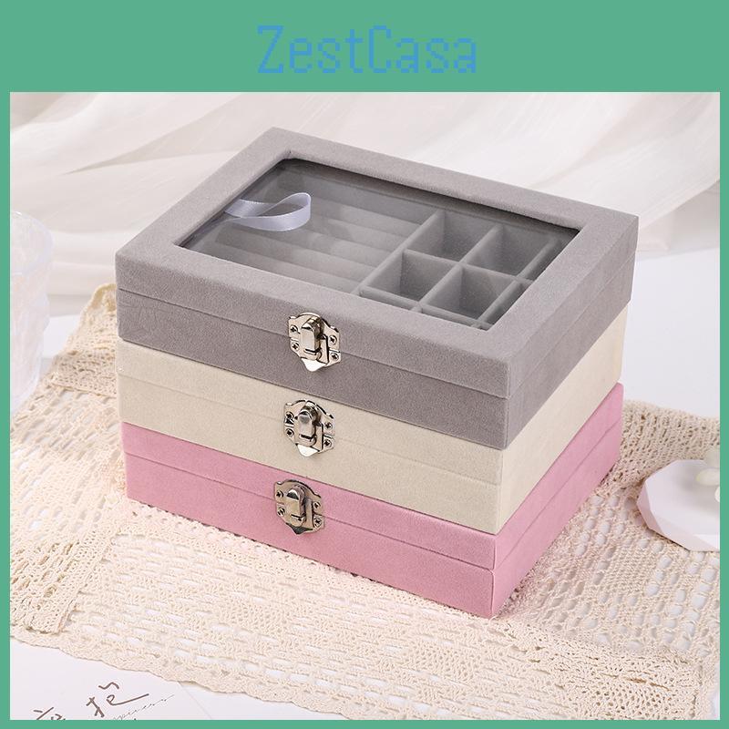 Jewelry Organizer With Multiple Compartments For Home Storage And Gift Giving