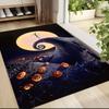 Nightmare Before Christmas Carpet Rug Soft Washable Anti Slip Home Living Room Sofa Mats Personalized Christmas Rug