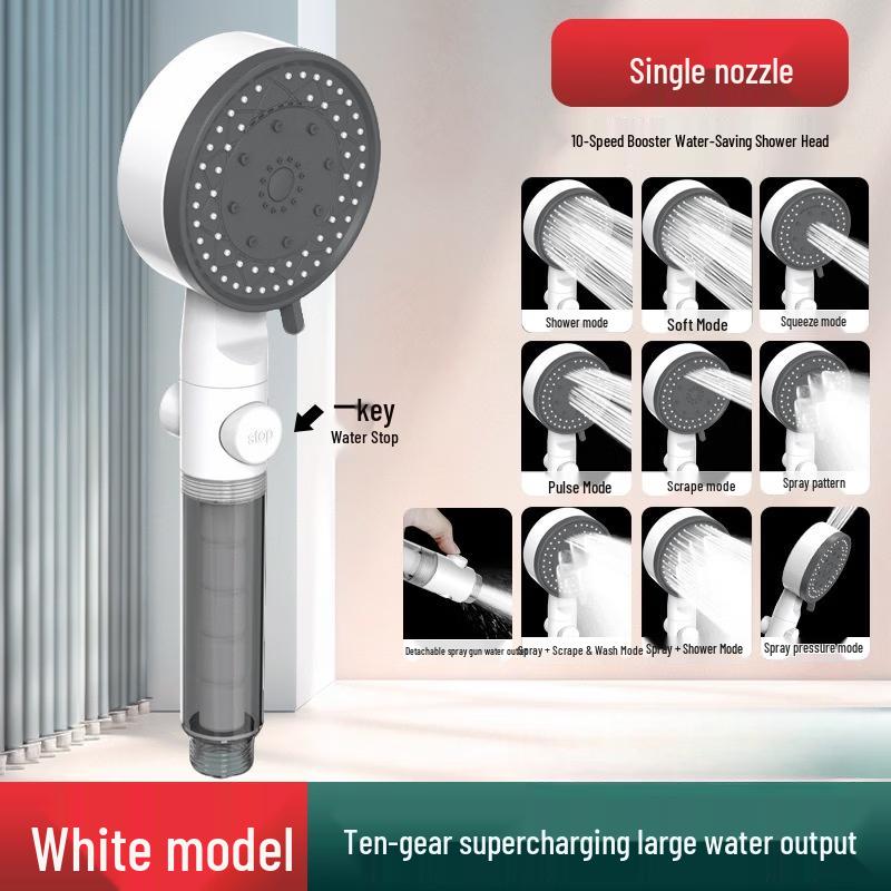 LANGZHIWEN Pressurized Filter Shower Head