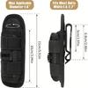 Multifunctional Rotating Clip Holsters Nylon Design Hiking Accessory Pouch Suitable for Camping Tool Emergency Use