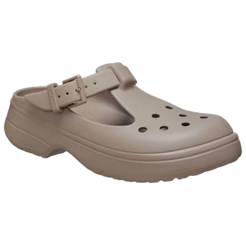 Crocs Mary Jane Clog Einfache Bequeme Clogs Damen Clogs Hellbraun 210581-214