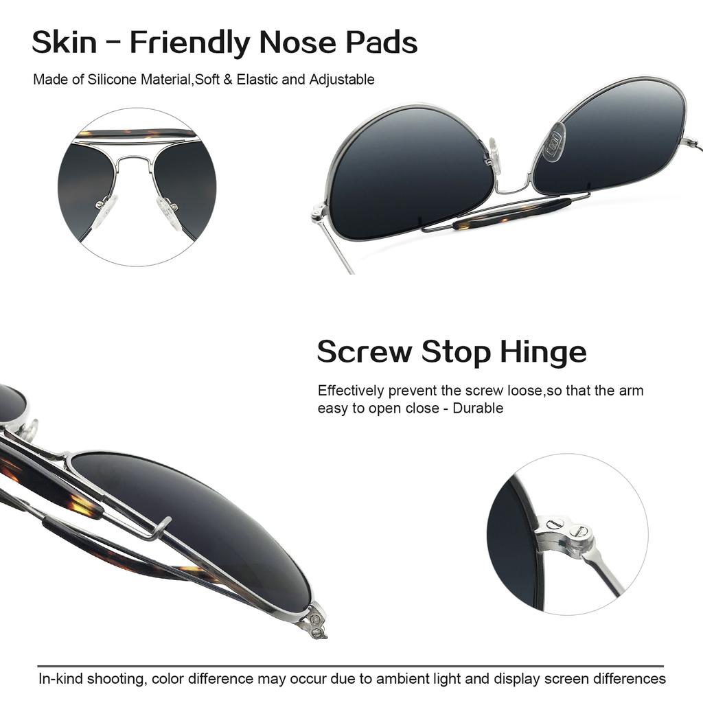 Double Bridge Luxury Fashion Sunglasses Aviation Men's Sunglasses Outdoor Men's Trendy Glasses