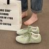 Retro Niche Lace-up Casual Shoes for Women's 2025 New Spring and Autumn Popular Super Fire Shoes Soft Leather Forrest Gump Sports Shoes