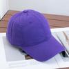 High-quality Pure Cotton Light Board Solid Color Versatile Baseball Cap for Men and Women Soft Top Casual Big Head Circumference Showing Face Small C