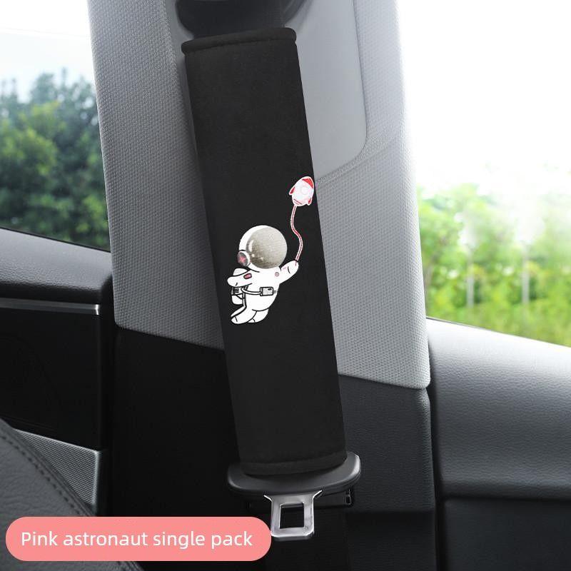 Astronaut Car Seatbelt Shoulder Cover Cute Cartoon Car Seatbelt Protector Car Interior Decoration Accessories