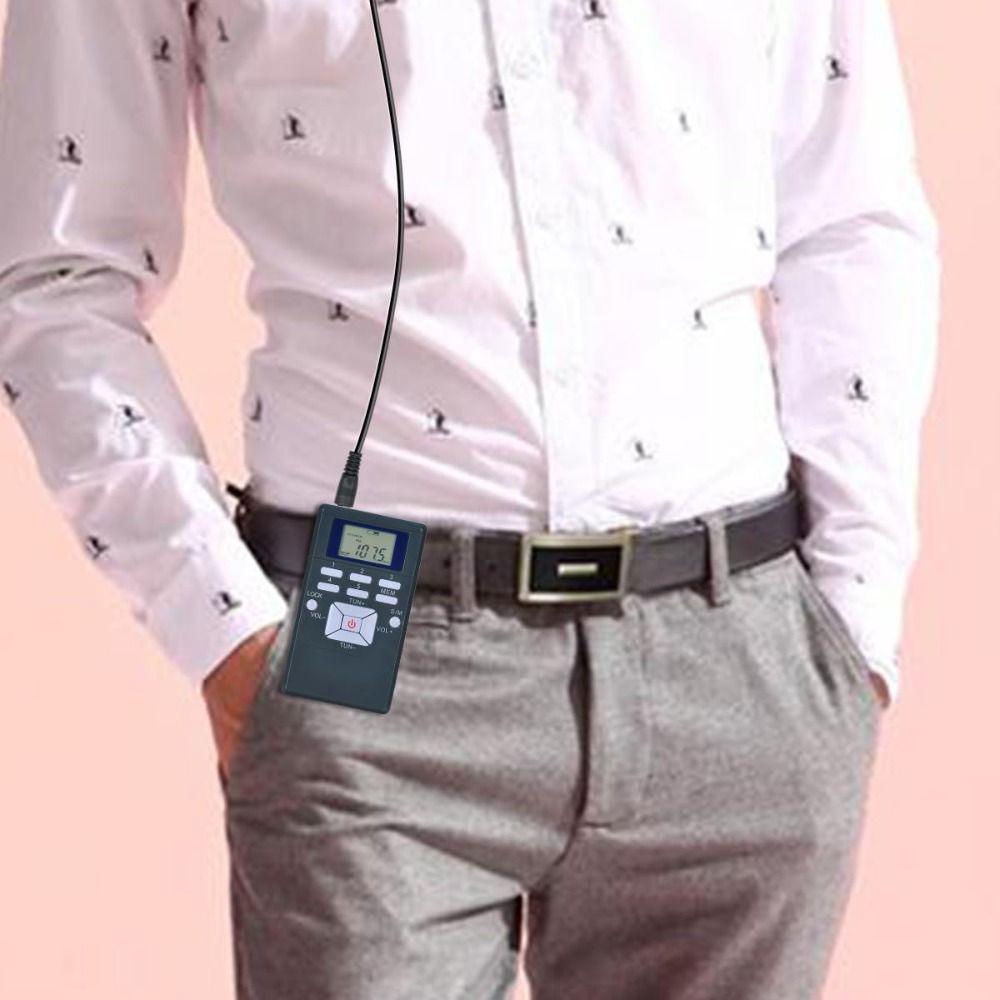 FM (Frequency Modulation) Digital FM Radio Audio AF Music Player FM Radio Receiver  For The Aged