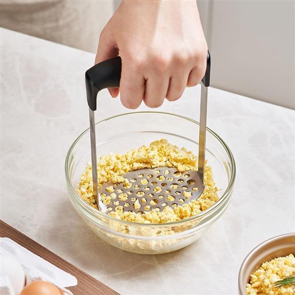 Casabenny Stalowy tłuczek do ziemniaków (Szeroki)