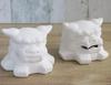 Unglazed Ceramic Painting Kit Shisa C Set 1 6cm In Ceramic Painting Educational Lucky DIY (Crafting Experience) - (A-Un) - Set, Length, Pair,
