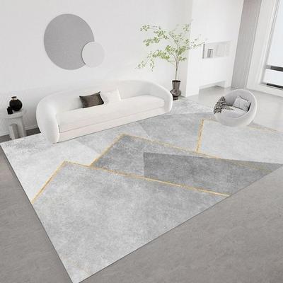 Luxury-Style Geometric Area Rug for Living Room Floor Mat, Room Decoration, Wardrobe Room, Office Carpet, Home Decoration