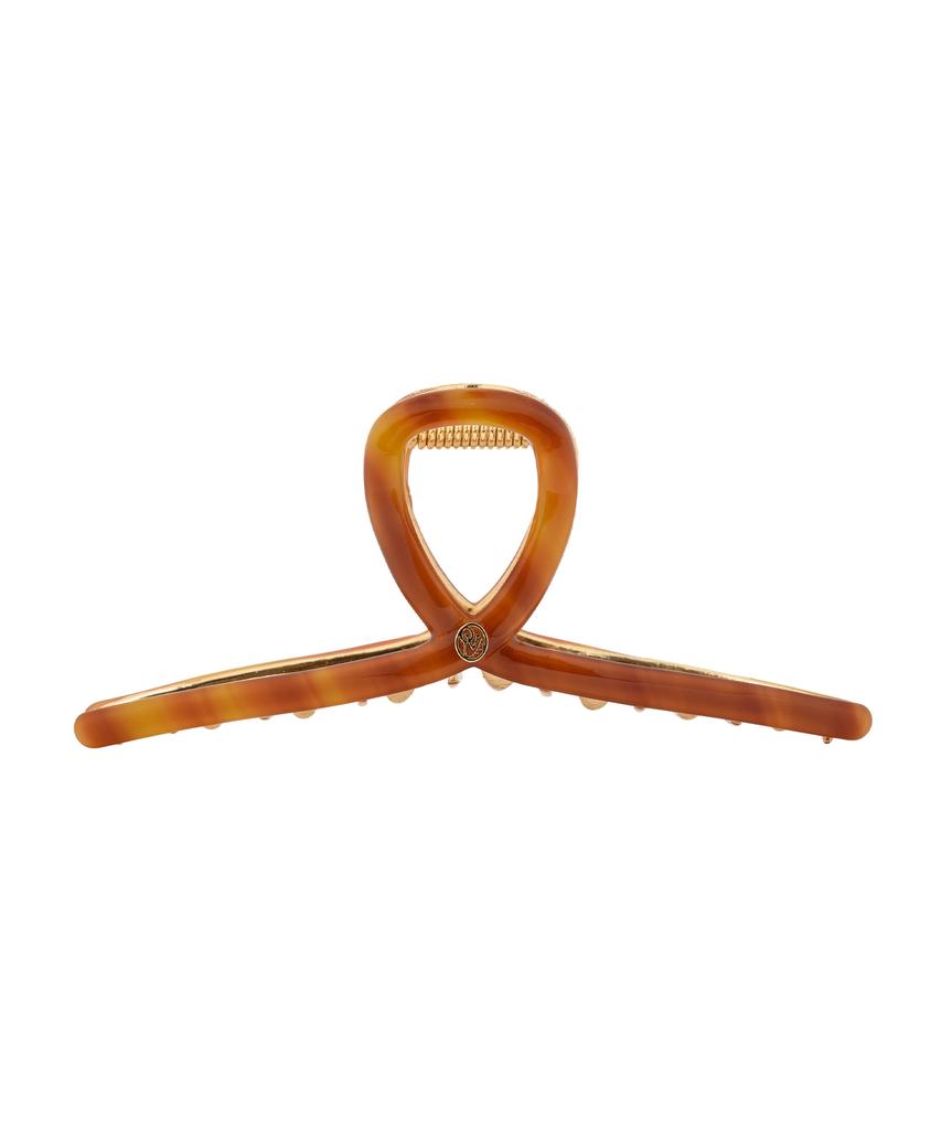 Obla Twist Metal Point Hair Clip (Brown Syrup) Hc004
