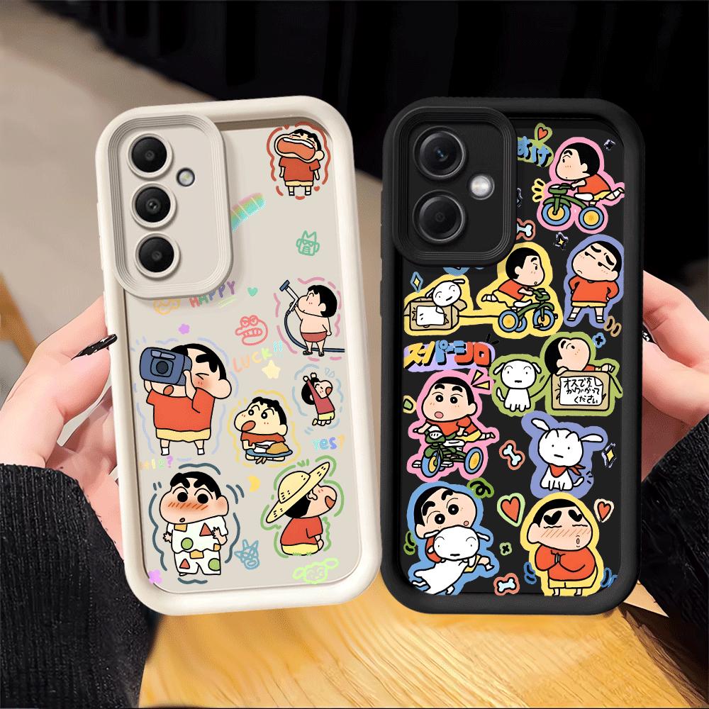 Phone Cover Case for Xiaomi Redmi Note 14 Pro Plus 10 A1 A2 A3 A4 11 11s 13C Note 13 12s 12 14C 12C Colorful Crayon Shin Chan