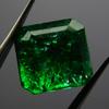 Natural Green Emerald Loose Gemstone Square Cut 9 Ct Colombian for Jewelry Making and Crafts
