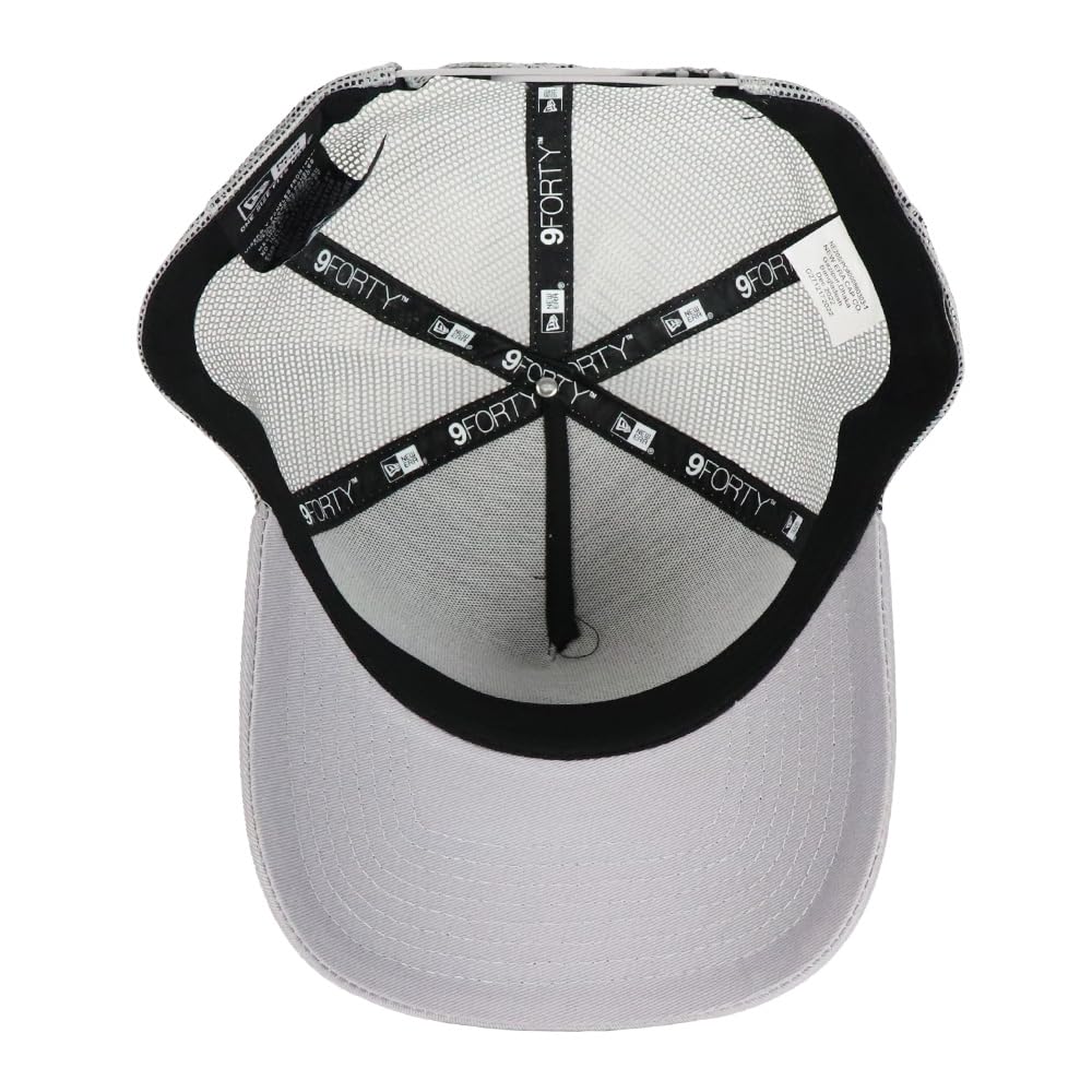 New Era 9FORTY Mesh Solid New Era with 99HeadwearShop One Size Fits All Men's Cap, Color, NE205, Sticker, Gray, [Used]