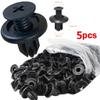 5/100pcs 8mm Plastic Rivets Fasteners Screw Car Bumper Fender Black Rivet Car Fastener Clips for Toyota Focus Kia Nissan Yamaha