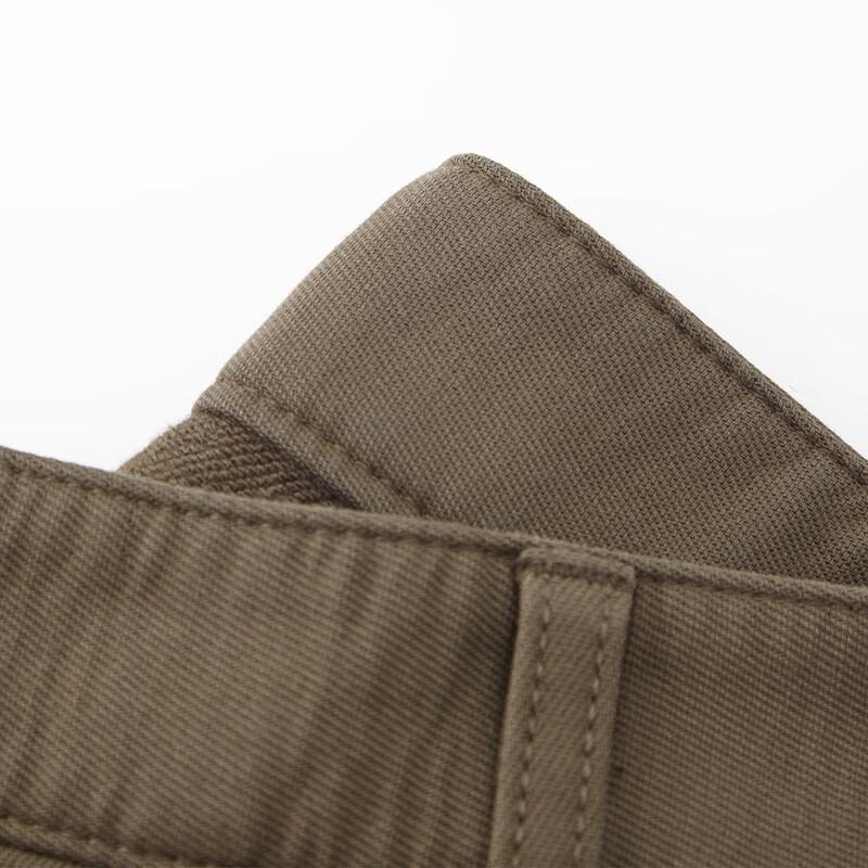 Pantalones Casuales de Sarga Cepillada Gruesa para Hombre Shanshan