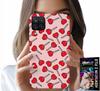 Etui Do Samsung Galaxy A22 5G - Kobiece, Modne Wzory Lizaki W Serca Case