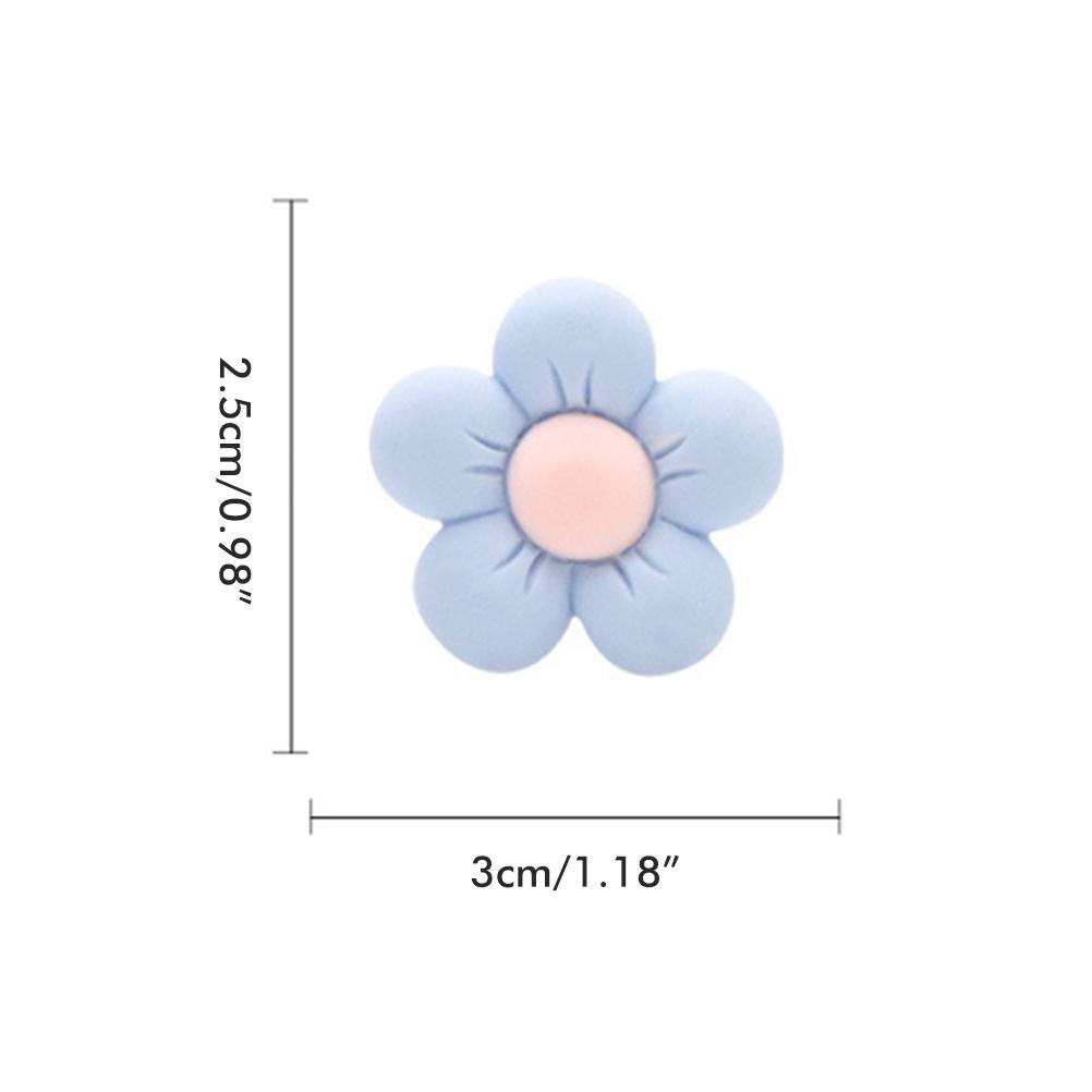 

6 шт. Цветы клипсы для автомобильного воздуховода прекрасный цветок ароматерапия автомобильный освежитель воздуха в воздуховод автомобиля розовый/синий