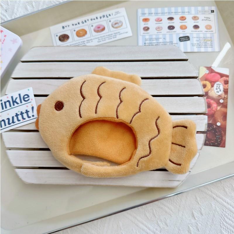Für 17cm Labubu Hut Sit Party Macaron Outfit Puppe Eimer Fischerhut Niedliche Puppenzubehör Taiyaki Stirnband Kinder Mädchen Spielzeug