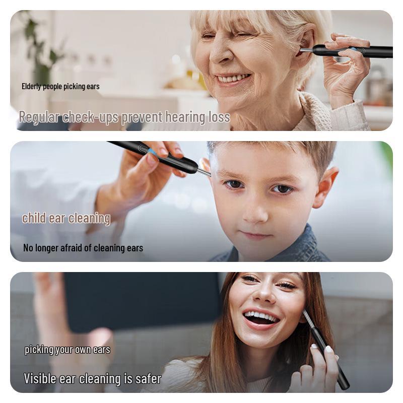 HD Smart Ear Cleaning Kit with WiFi Light & Phone Connection
