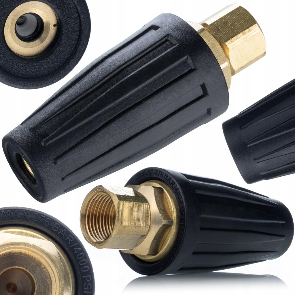 Rosfix Turbodysza Rotacyjna Do Myjki – Wydajność 276 Bar | Ceramiczna Wkładka | Gwint M18x1,5 | Kompatybilna Z Karcher HD/HDS