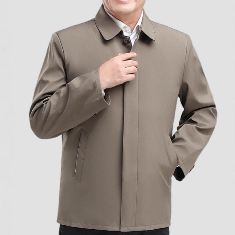Men's Spring 2025 Middle-Aged & Elderly Dad Jacket