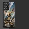 Luxury Phone Cover Glass Case for Samsung Galaxy S26 S25 Ultra S23 Plus S23+ S24+ S22 S24 S25+ S20 FE S21 Funny Pokemon Mimikyu