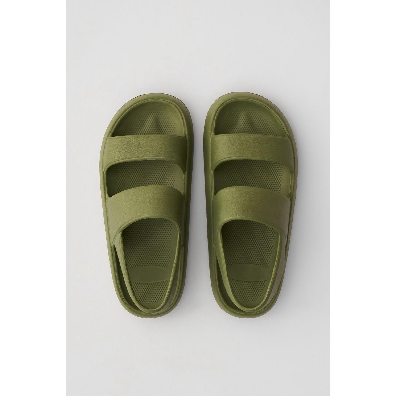 

Masai Khaki Double Band Eva Beach Daily Summer Sandals Slipper 36