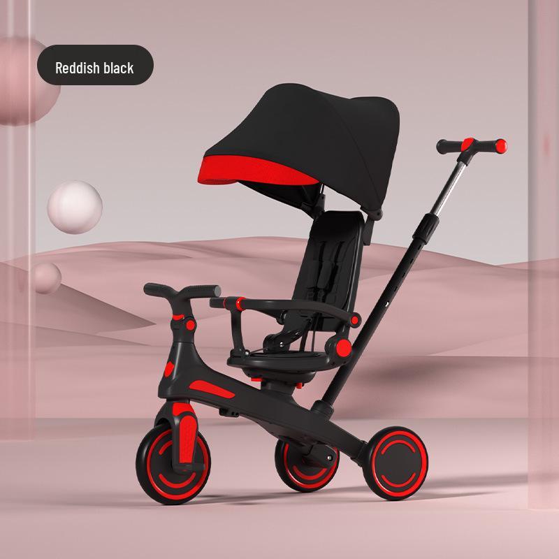 Multifunctional Children's Tricycle & Baby Stroller: 1-3 Years, Reclining, Lightweight Design