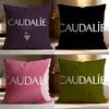 Funda de Almohada Suave Lavable Fashion C-CCaudalie Cushion Cover Multiescena para Sofá Cama Viaje Oficina