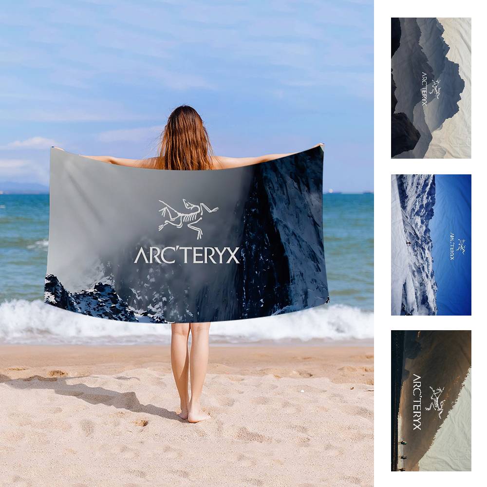 Outdoor Brand A-Arc Teryx Beach Towel Colorful Bath Towels For Girl Microfiber Quick Dry Custom Sand Free Beach Spa Gym Pool