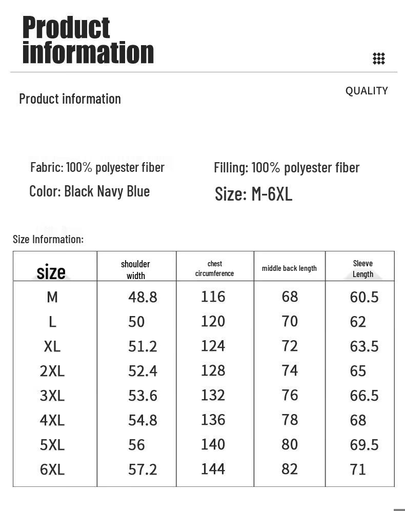 ROMON Men's Hooded Winter Cotton Jacket