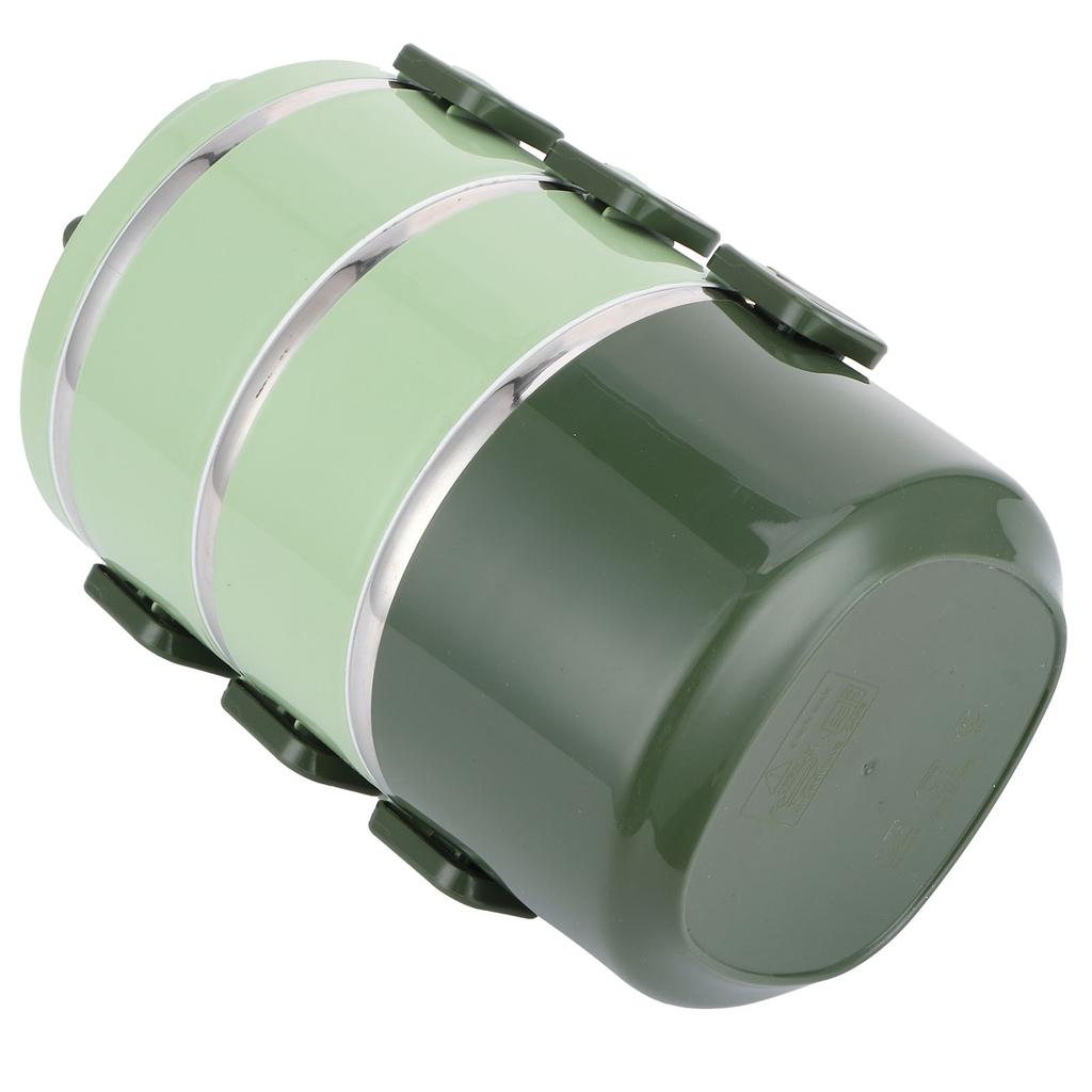 Isolerad matlåda Rostfri stål Bento-låda Bärbar matbehållare Köksredskap Tre lager/