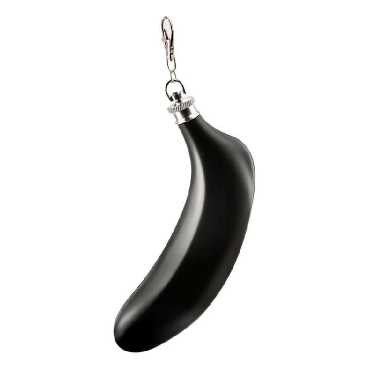 

Elegant 5Oz Nonrust Steel Banana Style Hip Flasks Rustproof Easy Cleaning Perfect For Gift And Collectors