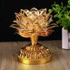 1 Stück Bunte Lotuslampe LED-Lampe Elektronische Changming Lotuslampe Guanyin Gott des Reichtums Opferlampe Großhandel Buddhalampe Buddhistische Utensilien